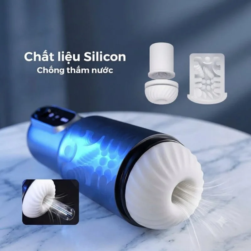 Âm đạo giả Svakom Godwin xoay thụt hút tự động có đế gắn tường — ảnh 6