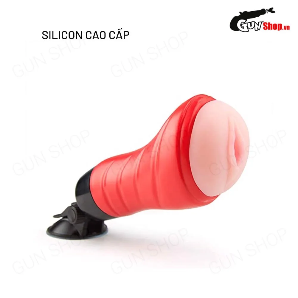 Âm đạo giả dính tường 12 tần số rung - Crazy Bull Red Delia — ảnh 4