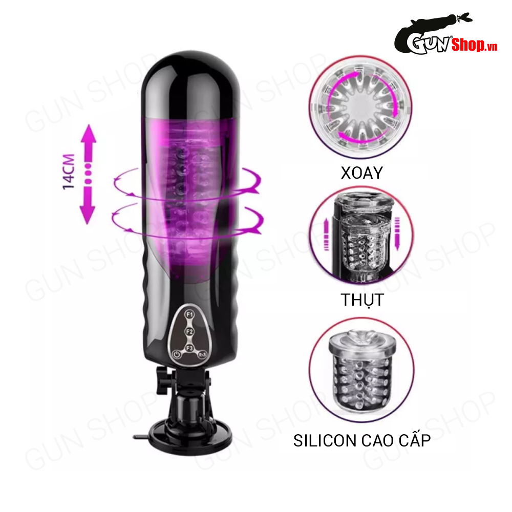Máy thủ dâm Easy Love L xoay thụt tự động sạc tiện lợi — ảnh 5