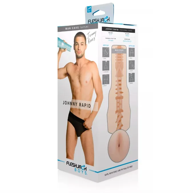 Âm đạo giả Fleshjack Boys Johnny Rapid lỗ hậu môn thật như người mẫu