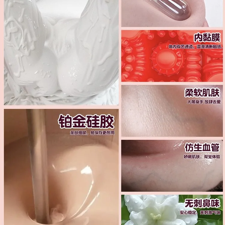 Âm đạo giả Full silicone Dragon Girl múp mô phỏng như thật 2 lỗ 790g — ảnh 4