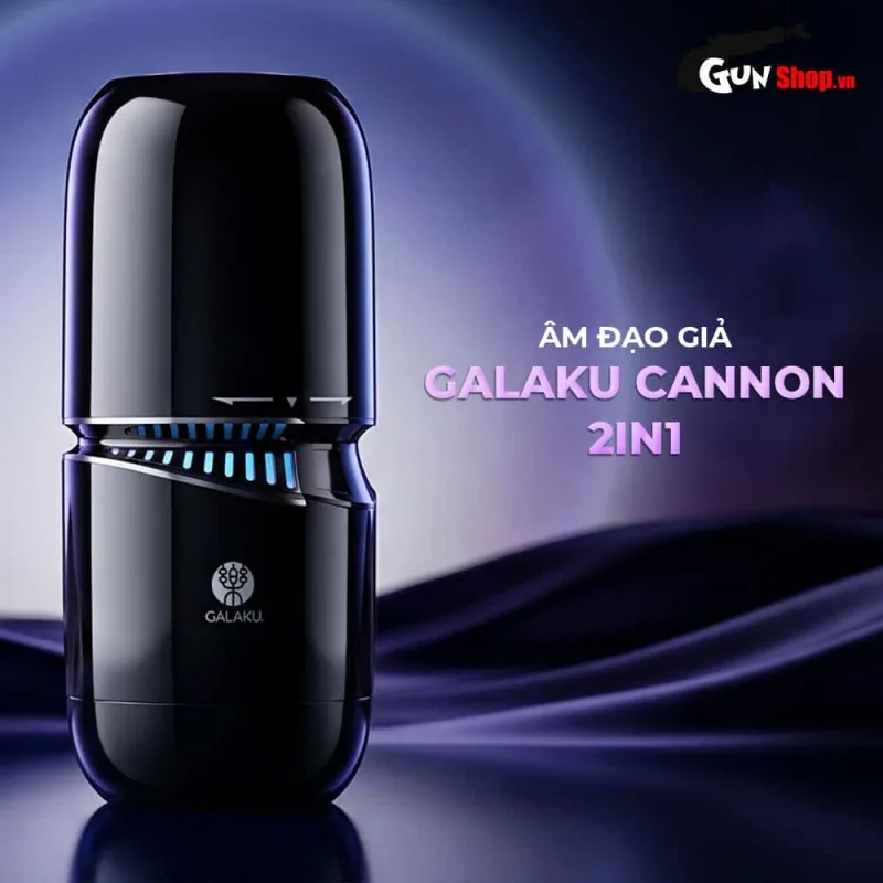Âm đạo giả Galaku Cannon rung hút chân không xoay vô cực kết nối app điện thoại — ảnh 4