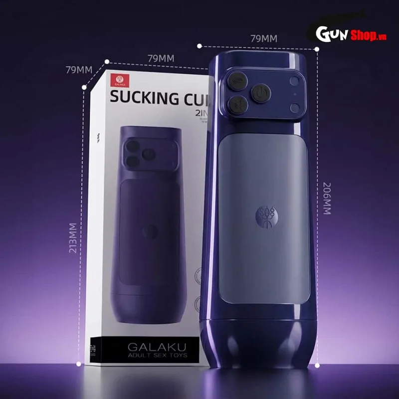 Âm đạo giả Galaku Sucking Cup rung hút mô phỏng iPhone 17 — ảnh 7