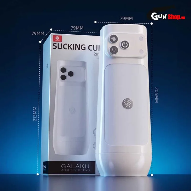 Âm đạo giả Galaku Sucking Cup rung hút mô phỏng iPhone 17 — ảnh 2