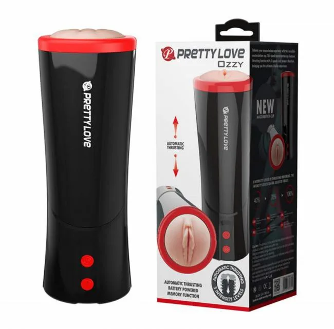Âm đạo giả tự thụt Prettylove Ozzy chất liệu silicon cảm giác thật