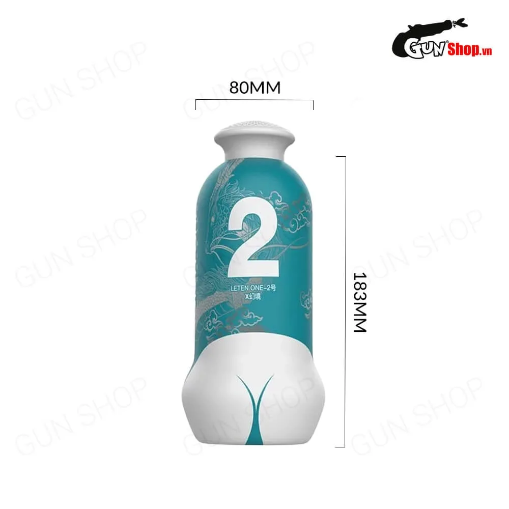 Âm đạo giả Leten One 2 Green cốc thủ dâm Nhật bản siêu thực — ảnh 3