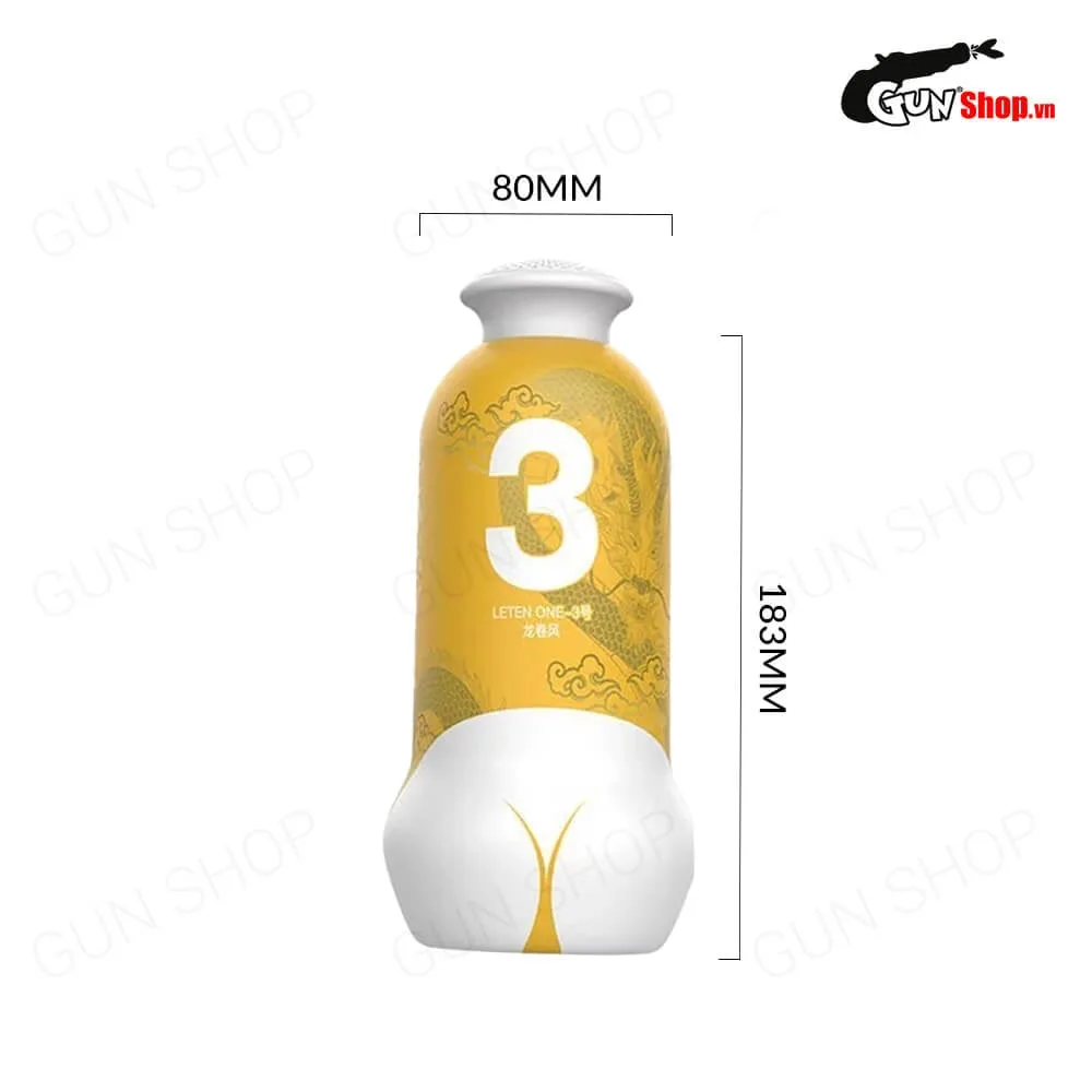 Âm đạo giả Leten One 3 Yellow siêu mềm dẻo, cảm giác thật, kích thích cực mạnh — ảnh 3