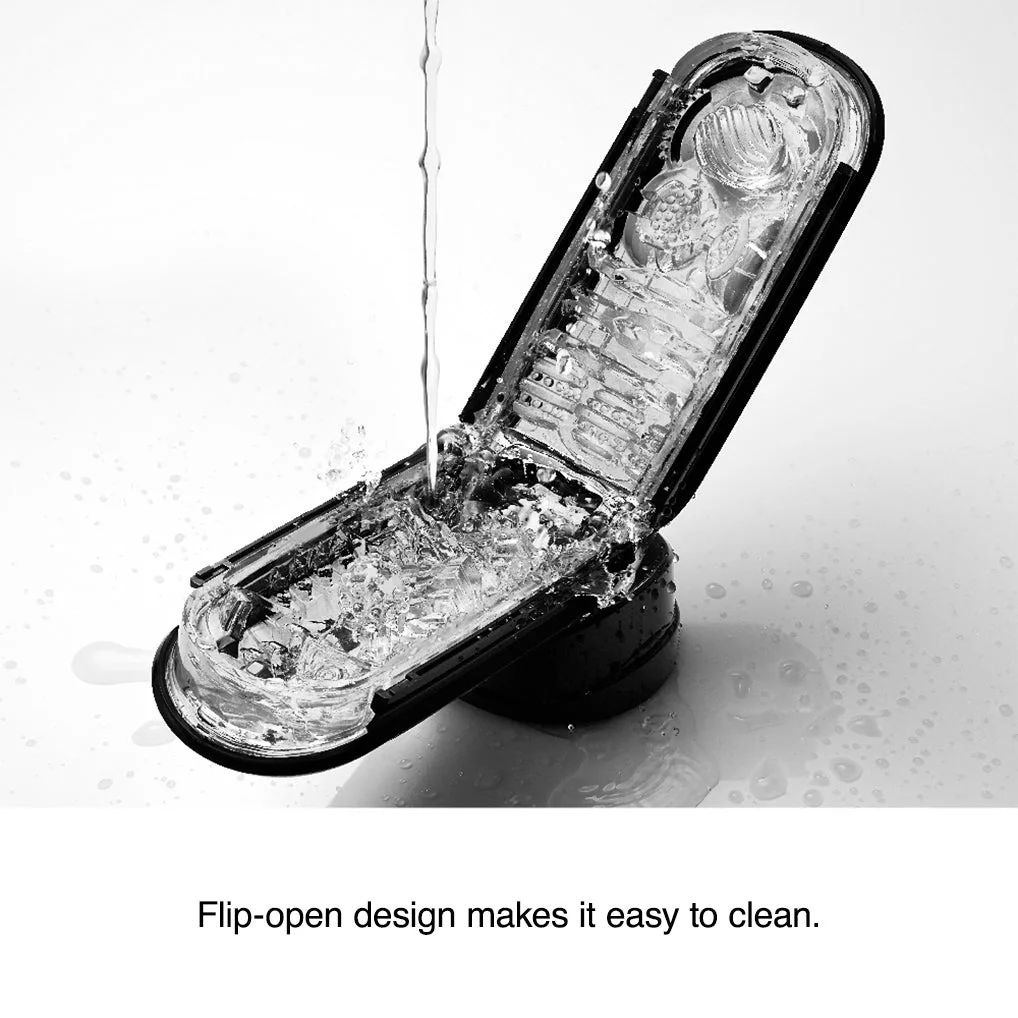 Âm đạo giả lõi dày đặc chi tiết hút chân không mạnh mẽ - Tenga Flip Zero Black Strong Edition — ảnh 5