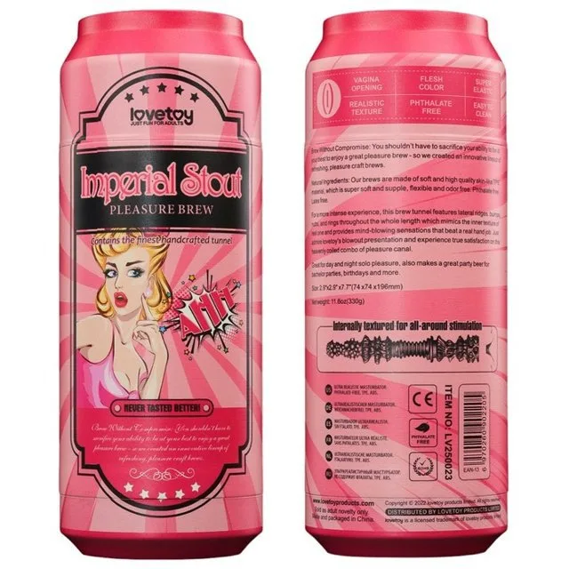 Âm Đạo Giả Lon Bia Lovetoy Imperial Stout – Cốc Thủ Dâm Cao Cấp Độc Đáo — ảnh 6
