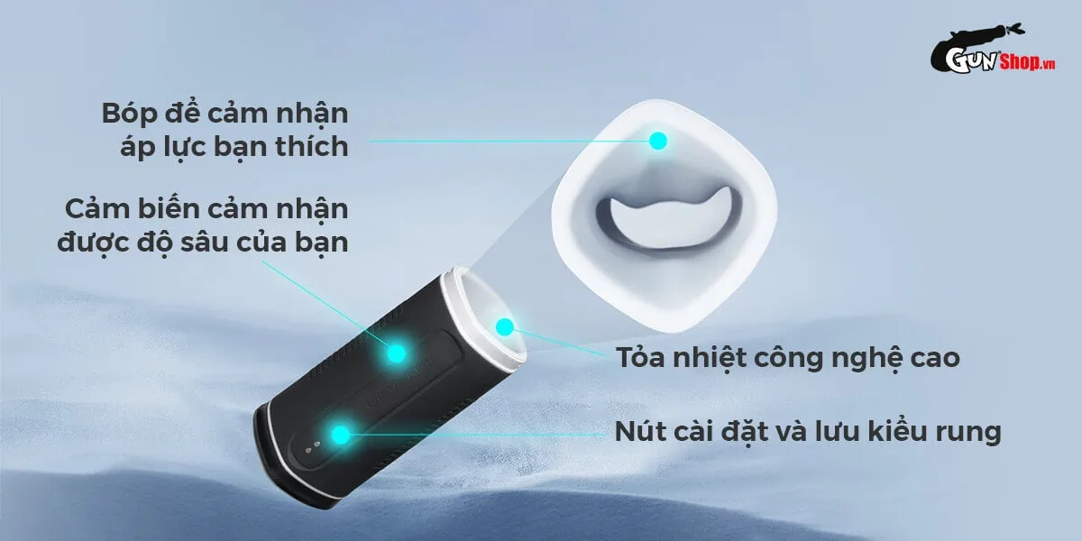Âm đạo giả Lovense Calor điều khiển app điện thoại kích — Hướng dẫn sử dụng Lovense Calor đơn giản