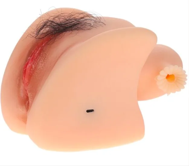 Âm đạo giả ManMiao 3 đầu rung sưởi ấm và cấu trúc tử cung như thật