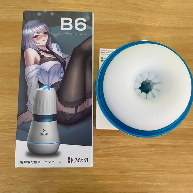 Âm đạo giả Mr B6 rung xoay bú hút tự động toả nhiệt 10 chế độ — ảnh 6