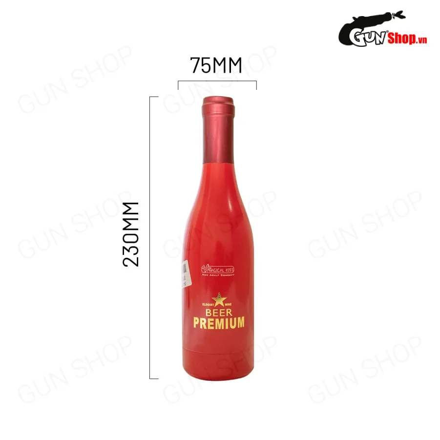 Âm đạo giả ngụy trang nhỏ gọn Magical Kiss Beer Red sành điệu — ảnh 3