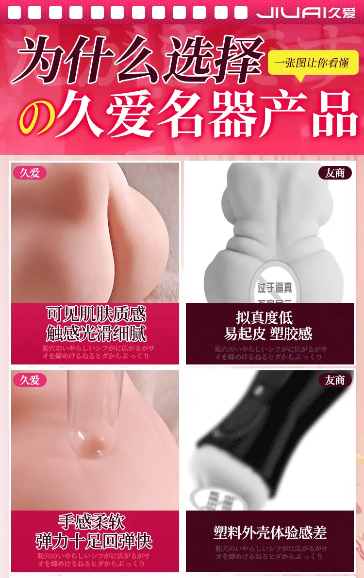 Âm đạo giả nguyên khối 3 lỗ Jiuai Gemma múp mít cực đã 1.1kg TPE — ảnh 5