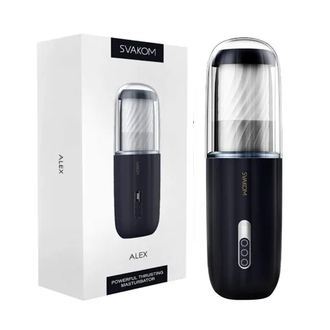 Âm đạo giả Svakom Alex Neo nhiều chế độ rung thụt rên sạc tiện lợi