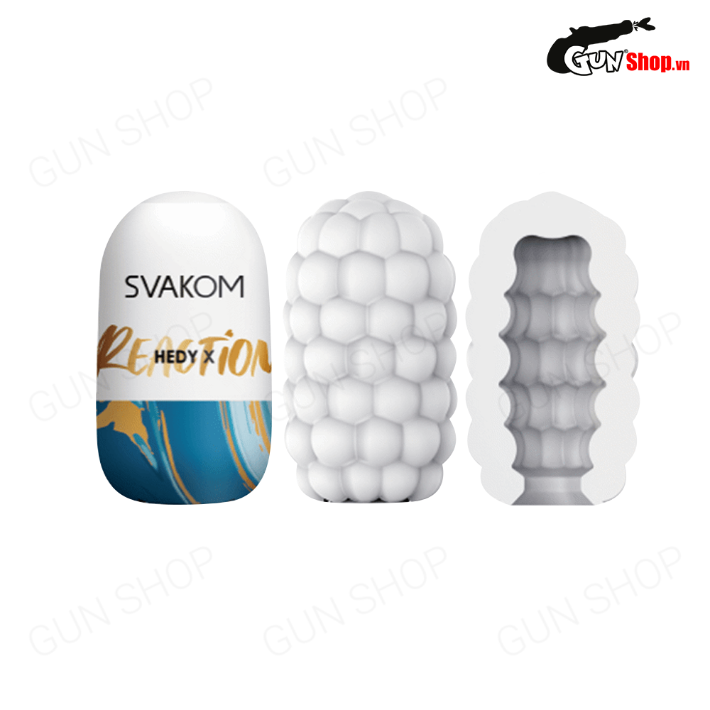 Âm đạo giả Svakom Hedy X nhỏ gọn silicon mềm hút chân thực — ảnh 5