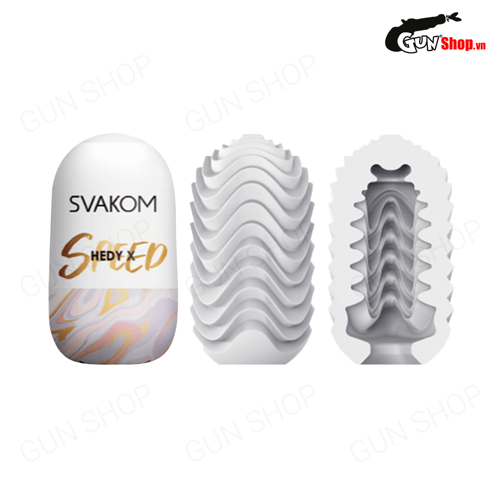 Âm đạo giả Svakom Hedy X nhỏ gọn silicon mềm hút chân thực — ảnh 6