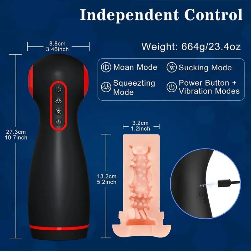 Âm đạo giả đa năng NV Toys CIVI rung hút co bóp mạnh Âm đạo giả đa năng NV Toys CIVI rung hút co bóp mạnh