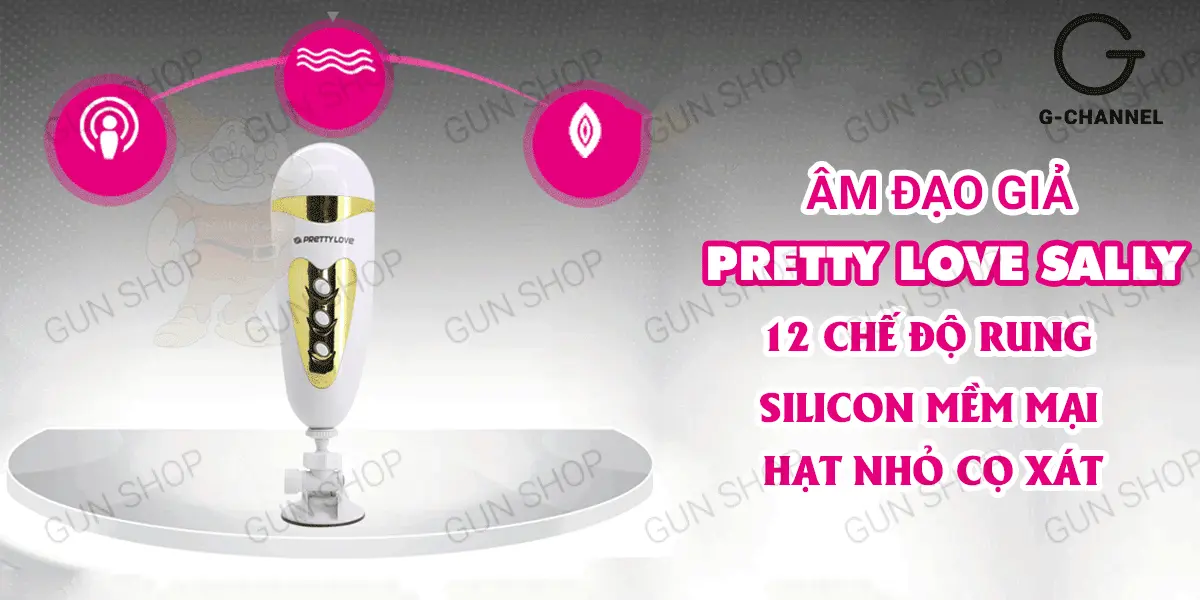 Âm đạo giả rung rên sạc điện Pretty Love Sally Thăng hoa cảm giác thực — ảnh 2