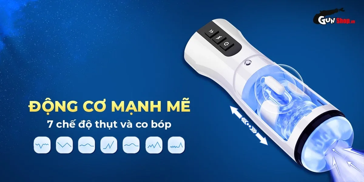 Âm đạo giả AierLe Space Warrior 2 rung thụt co bóp mạnh mẽ, thật — ảnh 2