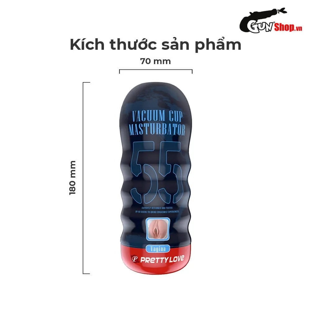 Âm đạo giả silicone Pretty Love Vagina cầm tay kích thích — ảnh 3