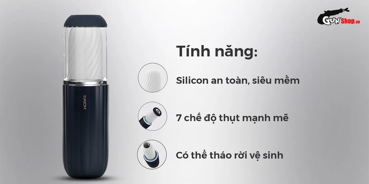 Âm đạo giả đa năng Svakom Alex Neo 2 rung thụt mạnh — Âm đạo giả đa năng Svakom Alex Neo 2 – Đỉnh cao trải nghiệm