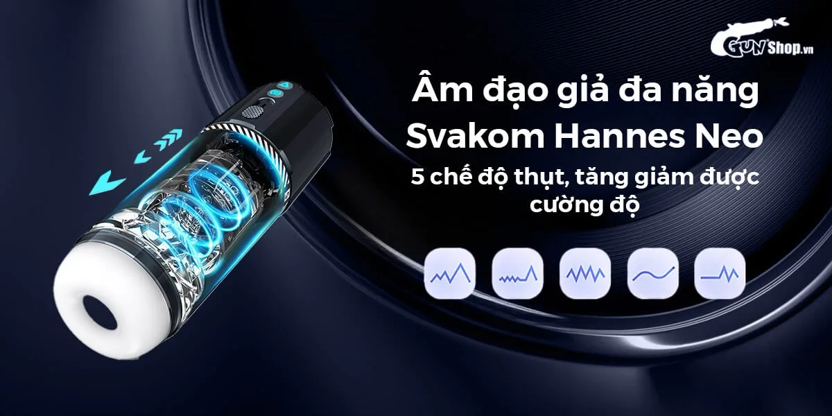 Âm đạo giả Svakom Hannes Neo co bóp sưởi ấm tiện lợi điều — Thông số kỹ thuật nổi bật của Svakom Hannes Neo