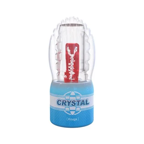 Âm đạo giả Crystal Kouga trong suốt cao cấp kích thích mạnh