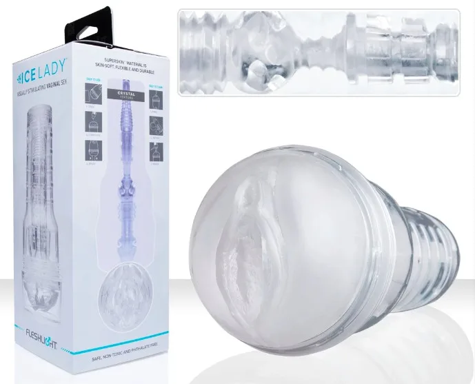 Âm đạo giả Fleshlight Ice Lady Crystal trong suốt chính hãng, siêu thực