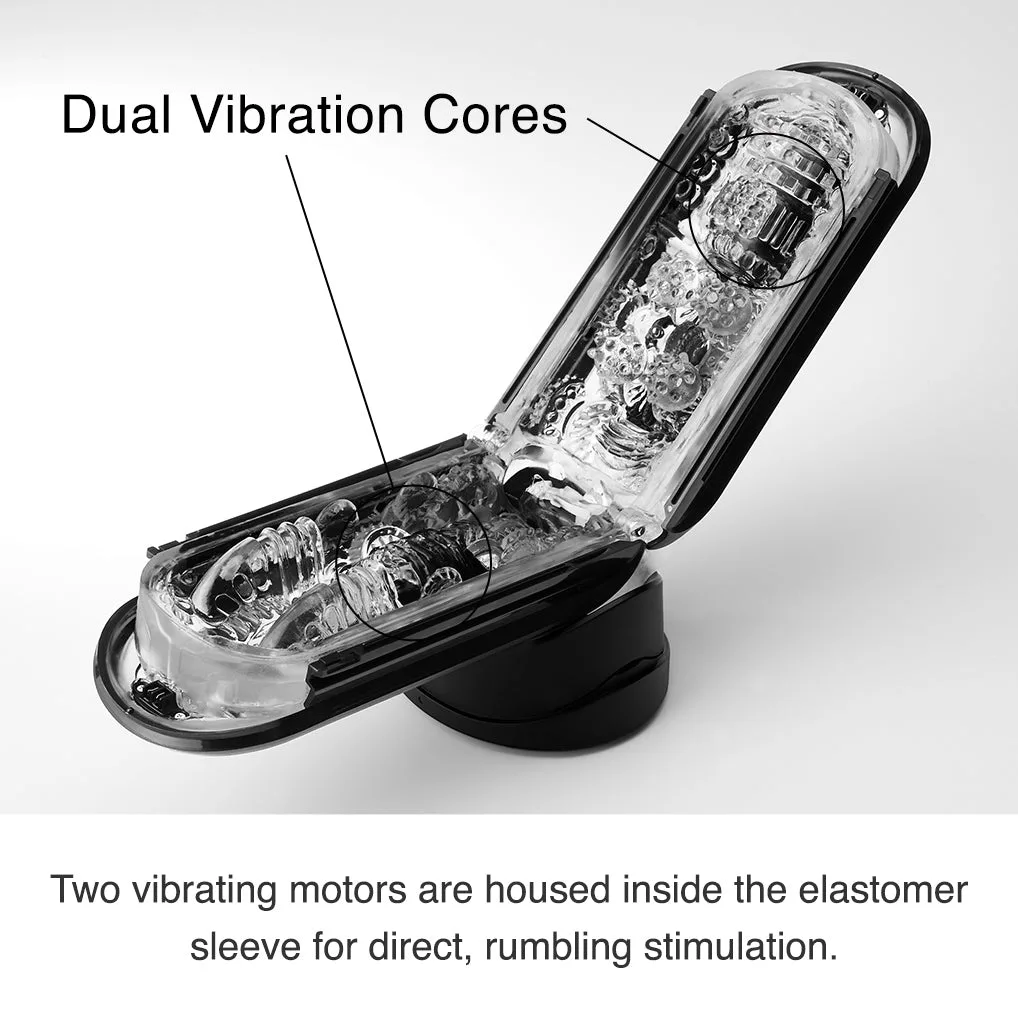Âm đạo giả tự động cao cấp lõi rung kép - Tenga Flip Zero Black Strong Edition Electronic Vibration — ảnh 3