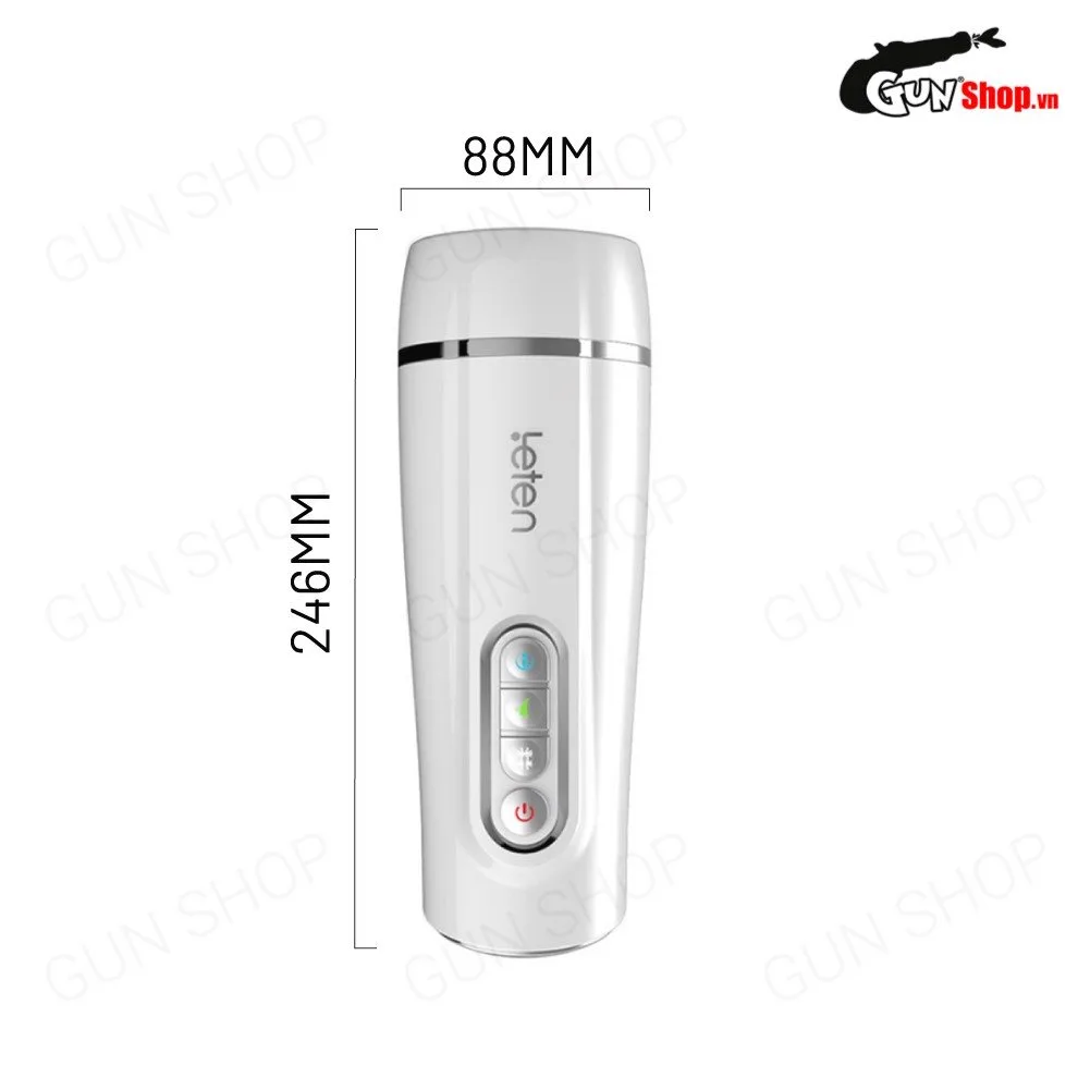 Âm đạo giả tự động Leten cao cấp sạc điện chất liệu mềm mại tăng khoái cảm — ảnh 3