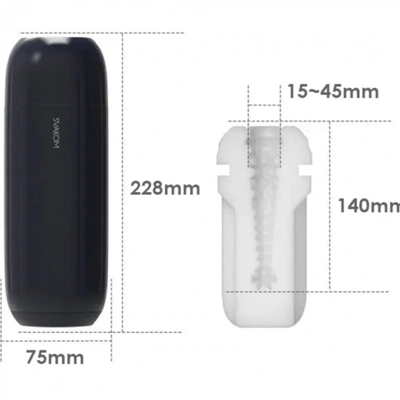 Âm đạo giả điều khiển app tương tác webcam, Svakom Sam Neo — ảnh 7