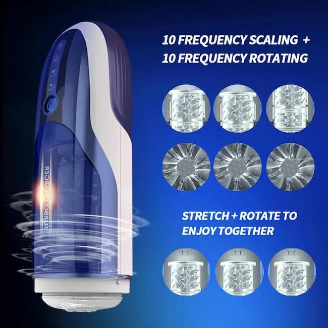 Âm đạo giả tự động nhiều chế rung xoay thụt có rên sạc điện - Leten Thrusting + Rotating Âm đạo giả Leten sạc điện rung xoay thụt rên kích thích phê — Tính năng đa dạng – Chinh phục mọi cảm xúc