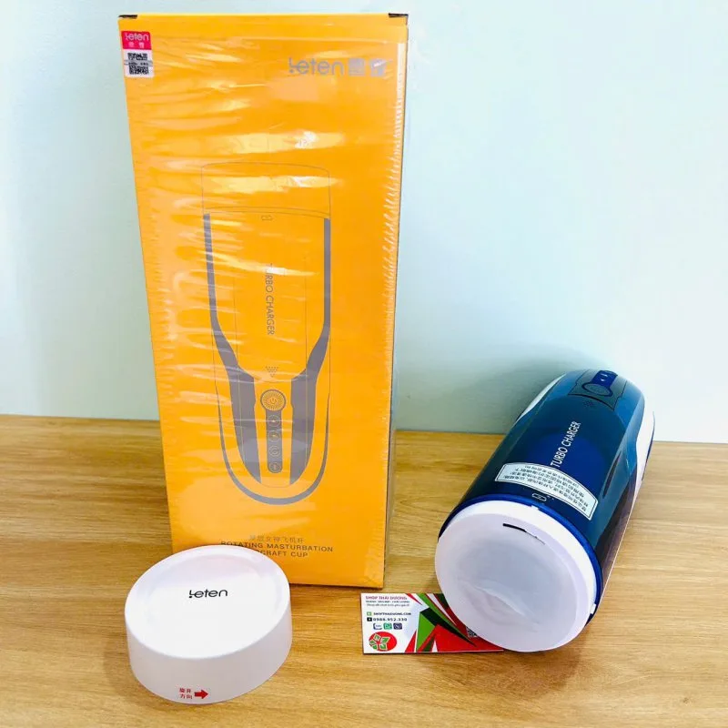 Âm đạo giả Leten sạc điện rung xoay thụt rên kích thích phê — ảnh 7