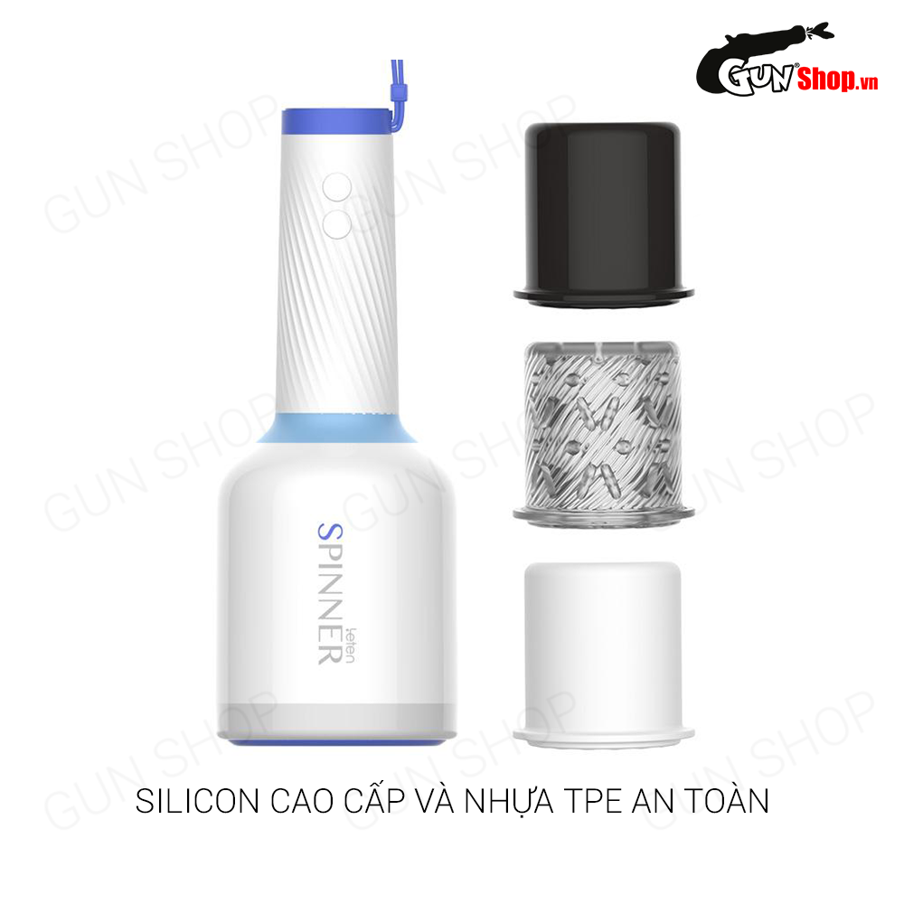 Âm đạo giả cao cấp Leten Spinner sạc tự động rung xoay mạnh — ảnh 4