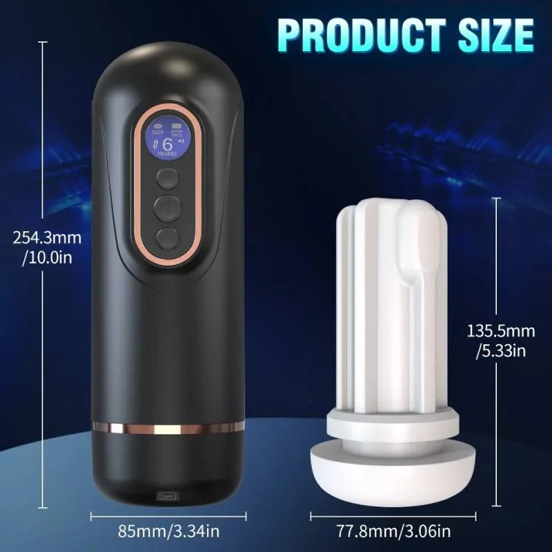 Âm Đạo Giả Tự Động Sục Mút Rung Co Bóp Sưởi Ấm Doris - Siêu — Thiết Kế Sang Trọng, Tinh Tế