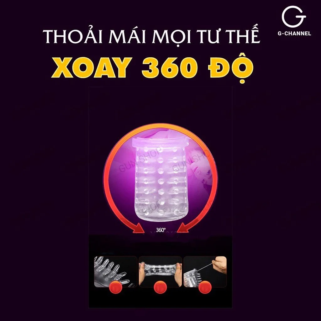 Âm đạo giả tự động thụt xoáy sạc điện đa chế độ đa dạng cảm xúc — ảnh 4