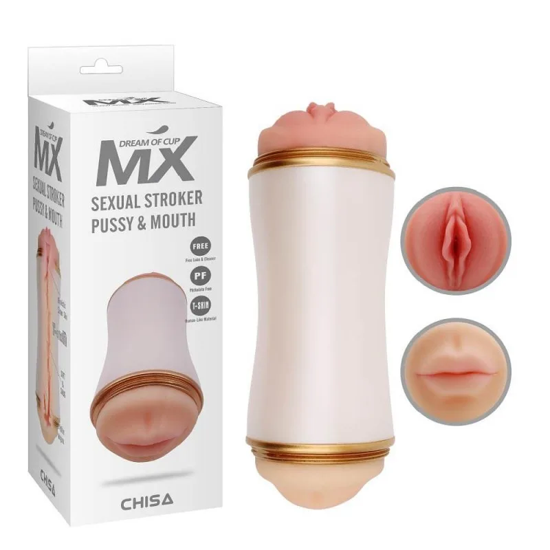 Âm đạo giả miệng Chisa MX Stroker cao cấp trải nghiệm thật