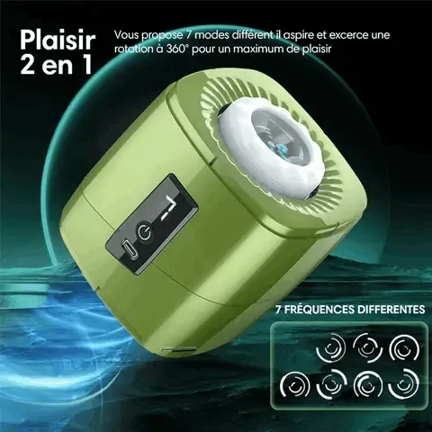 Cốc thủ dâm Ailebo tự động nhỏ gọn rung xoay thụt cực đã — ảnh 2