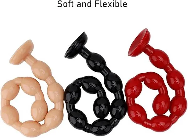 Que kích thích hậu môn dạng chuỗi bi to dài 50cm dụng cụ anal plug — ảnh 3