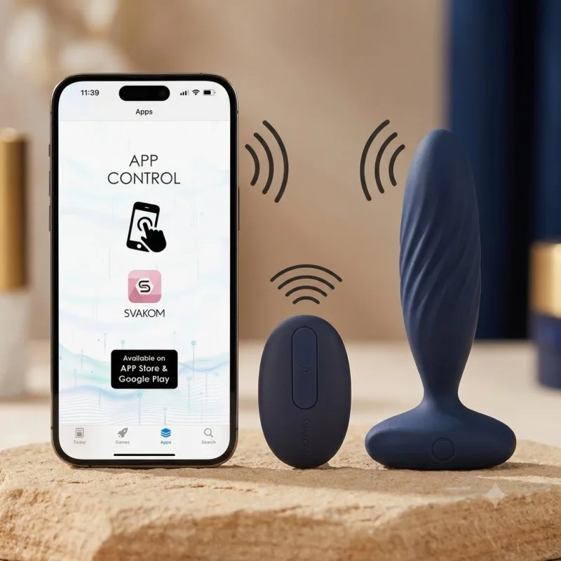 Anal Plug Svakom Jordan Máy Rung Thụt Hậu Môn Điều Khiển Qua App — ảnh 8