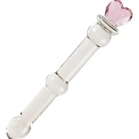 Anal Plug Thuỷ Tinh Hai Đầu Hình Trái Tim Ikoky Nút Kích Thích Hậu Môn — ảnh 2