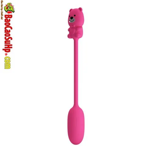 Trứng rung Prettylove Silicone Gấu Olson BI-300141: rung mạnh và bẻ cong 360 linh hoạt — ảnh 5