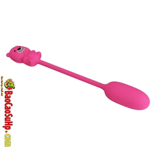 Trứng rung Prettylove Silicone Gấu Olson BI-300141: rung mạnh và bẻ cong 360 linh hoạt — ảnh 4