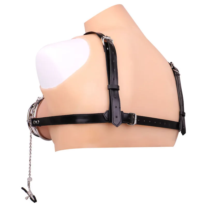 Áo Ngực Kim Loại Có Kẹp Vú Nhũ Hoa Đồ Chơi BDSM Gợi Cảm — ảnh 4