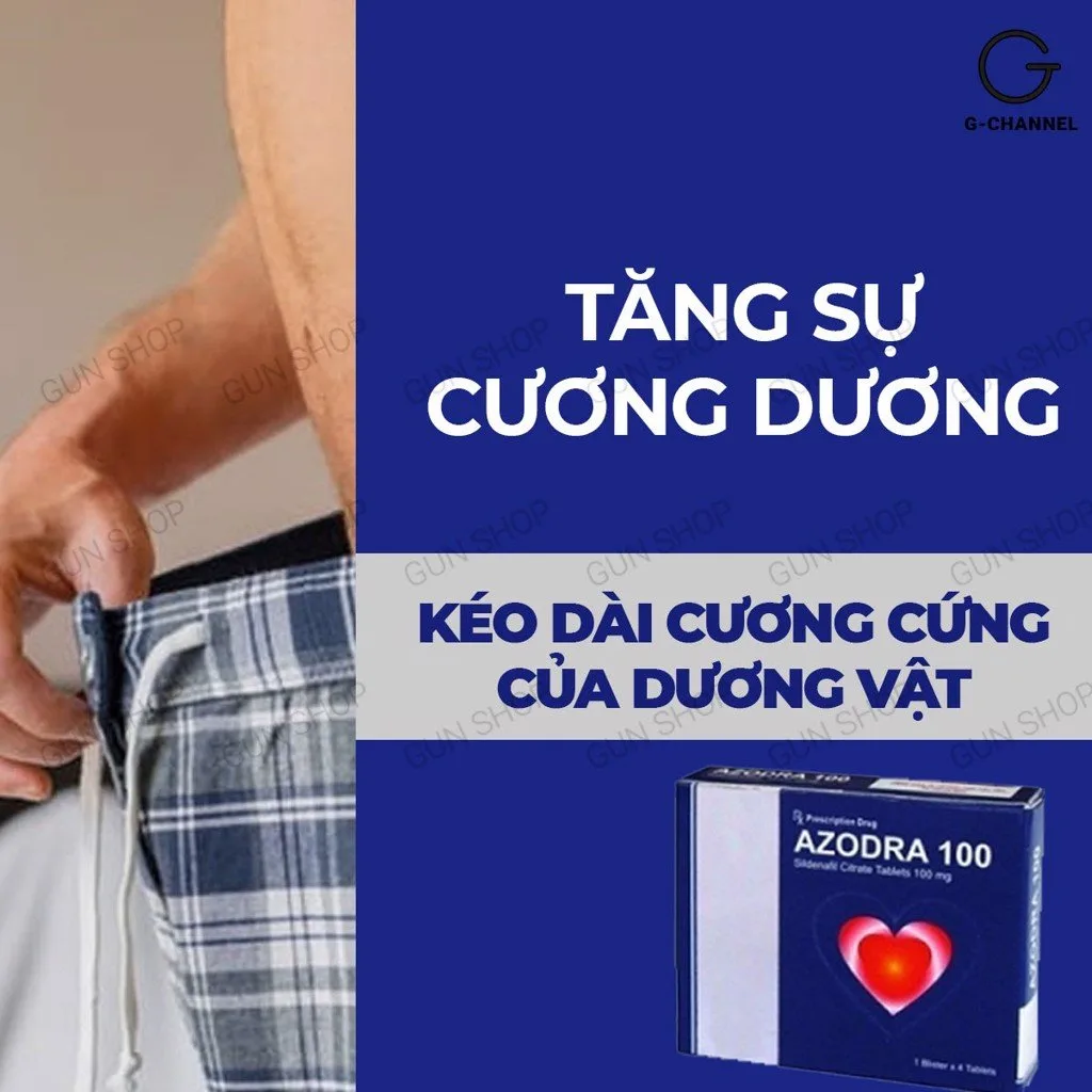 Azodra 50mg hỗ trợ cương dương tăng cường sinh lực kéo dài — ảnh 3