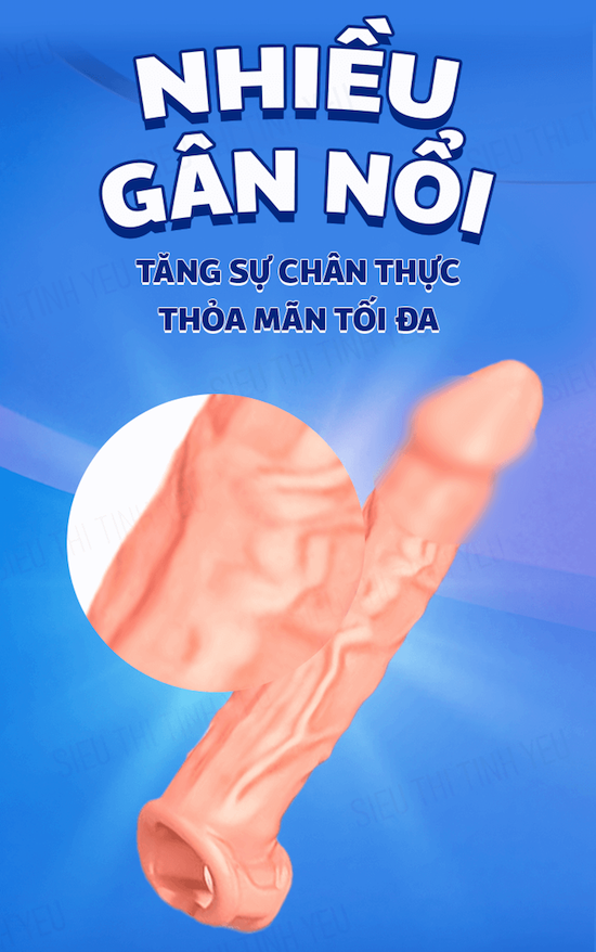 Bao cao su đôn dên có quai đeo tròng bìu da người giống thật — Kho sỉ Bao cao su đôn dên có quai đeo tròng bìu da người (2)
