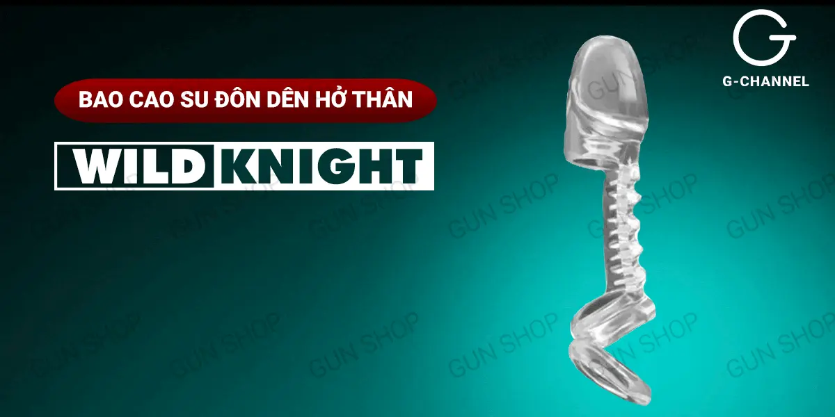 Bao cao su đôn dên Wild Knight vòng thắt chống tuột an toàn — ảnh 2