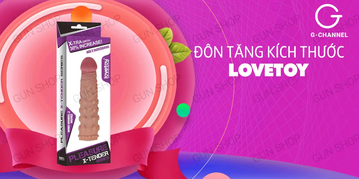 Bao cao su đôn dên Lovetoy tăng kích thước 5cm nâng tầm cảm xúc — ảnh 2