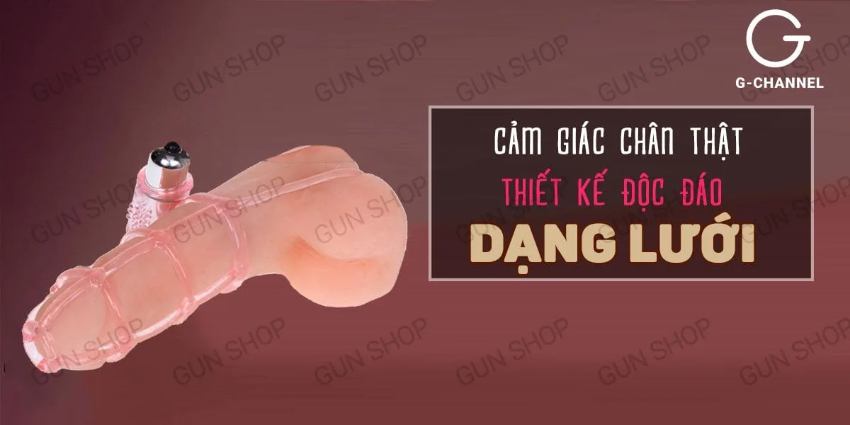 Bao cao su đôn dên lưới rung Baile Sweet Case tăng khoái cảm — ảnh 3